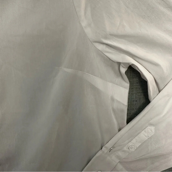 Marled Reunited Clothing women's button up collared shirt basic shirt size L - Picture 3 of 11